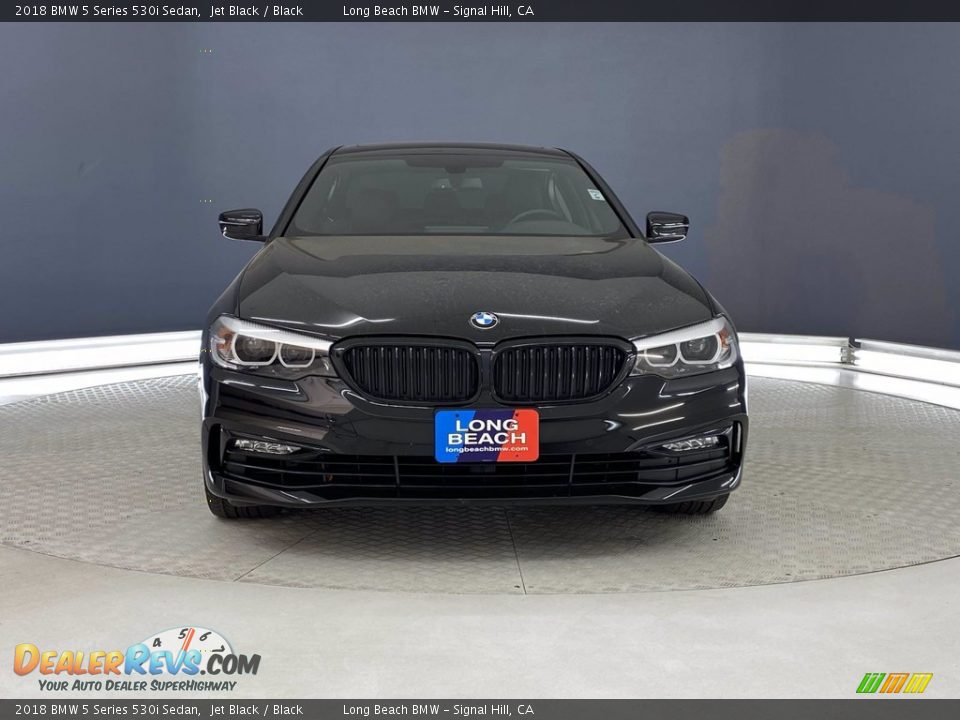 2018 BMW 5 Series 530i Sedan Jet Black / Black Photo #2