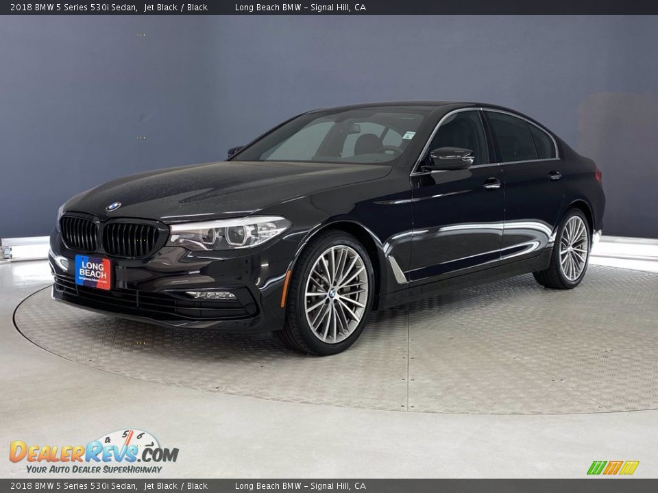 2018 BMW 5 Series 530i Sedan Jet Black / Black Photo #3