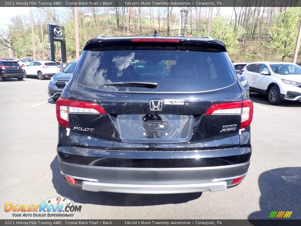 2021 Honda Pilot Touring AWD Crystal Black Pearl / Black Photo #4