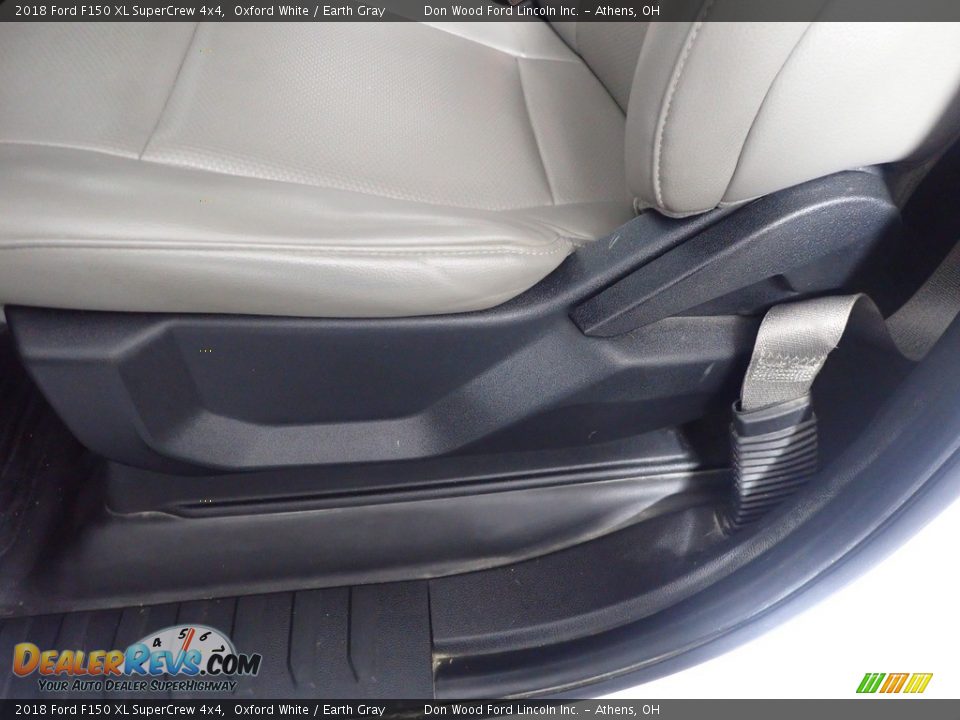 2018 Ford F150 XL SuperCrew 4x4 Oxford White / Earth Gray Photo #19