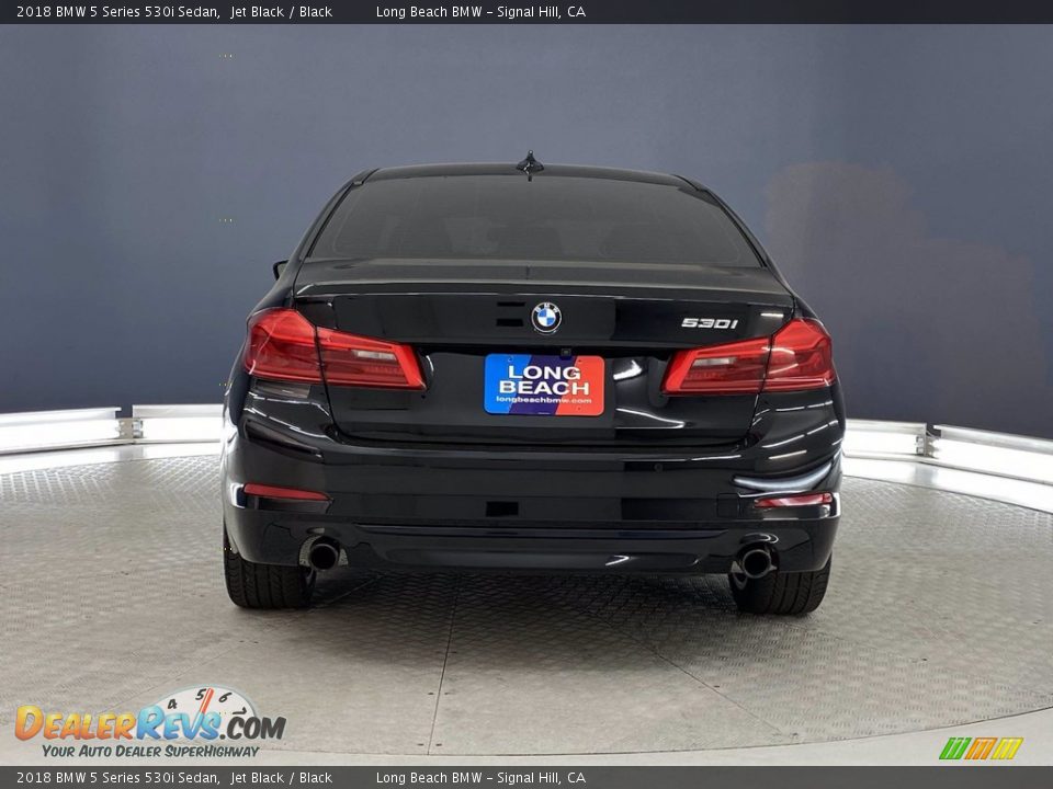 2018 BMW 5 Series 530i Sedan Jet Black / Black Photo #4