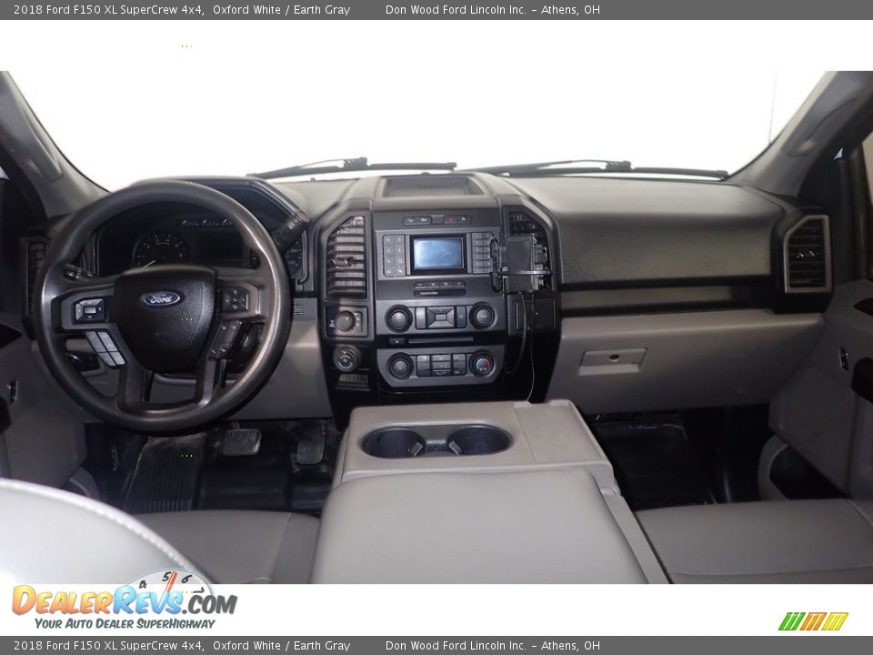 2018 Ford F150 XL SuperCrew 4x4 Oxford White / Earth Gray Photo #20