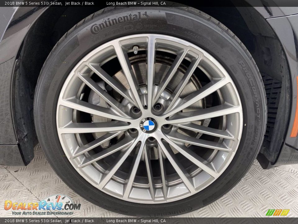 2018 BMW 5 Series 530i Sedan Jet Black / Black Photo #6