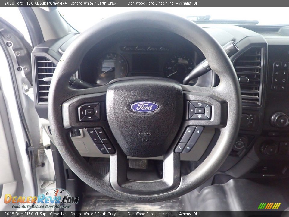 2018 Ford F150 XL SuperCrew 4x4 Oxford White / Earth Gray Photo #23