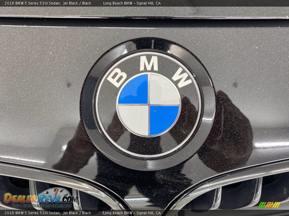 2018 BMW 5 Series 530i Sedan Jet Black / Black Photo #8