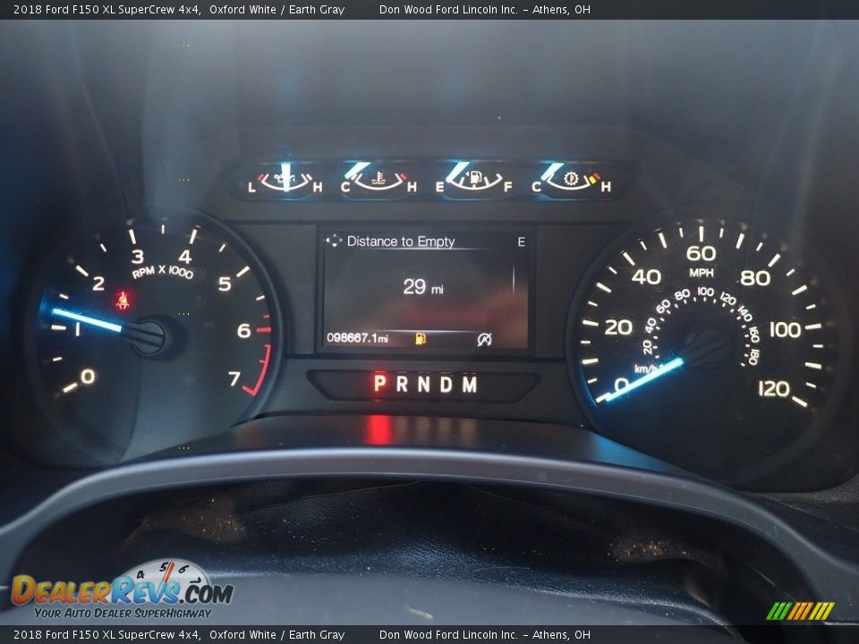 2018 Ford F150 XL SuperCrew 4x4 Oxford White / Earth Gray Photo #24