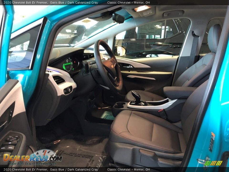 2020 Chevrolet Bolt EV Premier Oasis Blue / Dark Galvanized Gray Photo #5