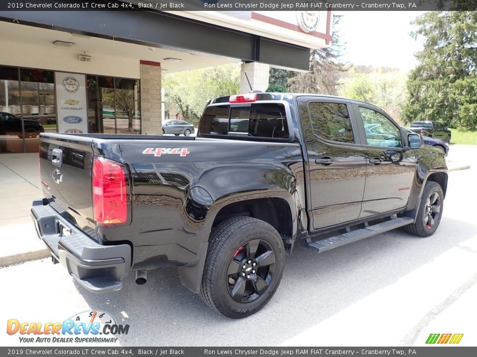 2019 Chevrolet Colorado LT Crew Cab 4x4 Black / Jet Black Photo #2