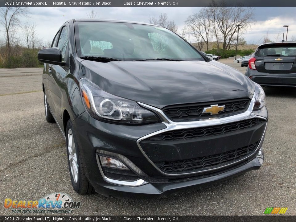 2021 Chevrolet Spark LT Nightfall Gray Metallic / Jet Black Photo #2