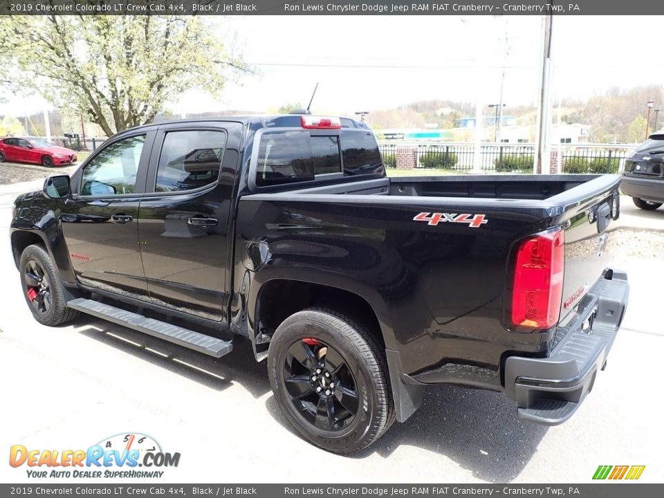 2019 Chevrolet Colorado LT Crew Cab 4x4 Black / Jet Black Photo #4