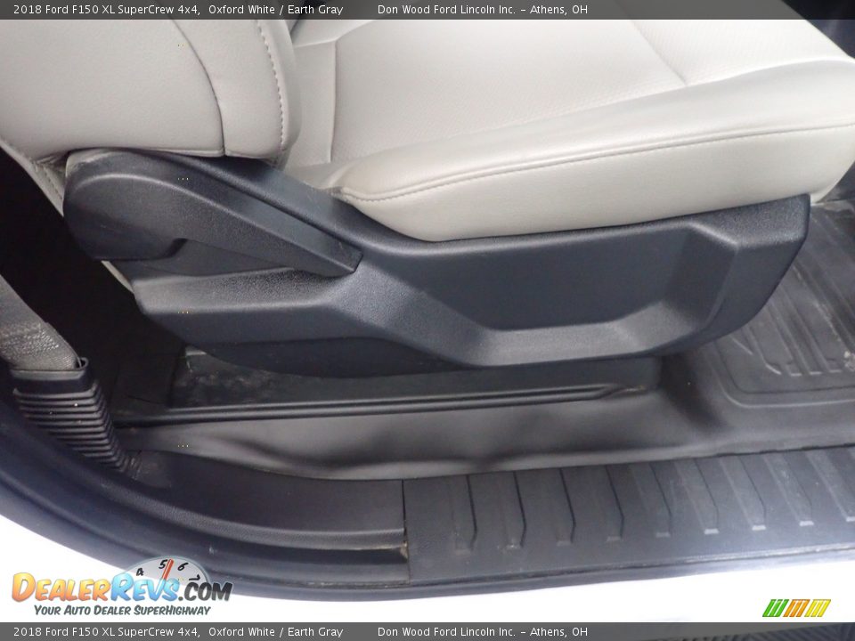 2018 Ford F150 XL SuperCrew 4x4 Oxford White / Earth Gray Photo #36