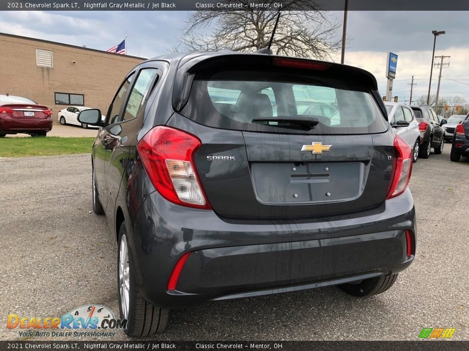 2021 Chevrolet Spark LT Nightfall Gray Metallic / Jet Black Photo #4