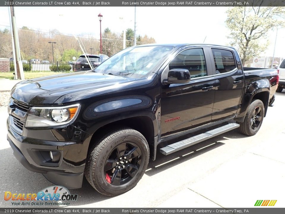 2019 Chevrolet Colorado LT Crew Cab 4x4 Black / Jet Black Photo #6