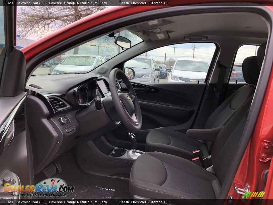 2021 Chevrolet Spark LT Cayenne Orange Metallic / Jet Black Photo #5