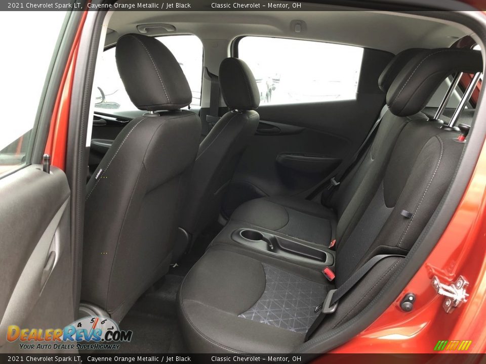 2021 Chevrolet Spark LT Cayenne Orange Metallic / Jet Black Photo #6