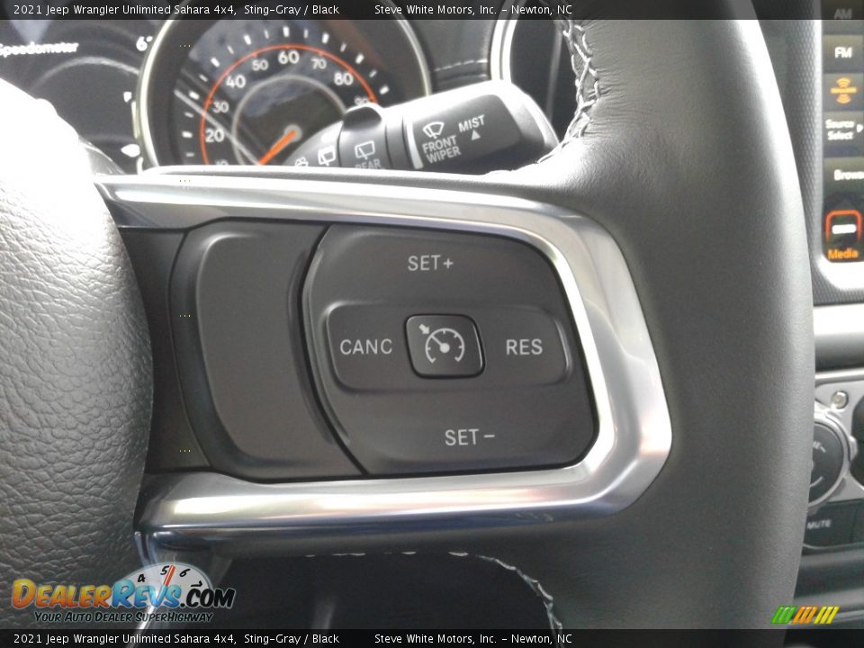 2021 Jeep Wrangler Unlimited Sahara 4x4 Steering Wheel Photo #18