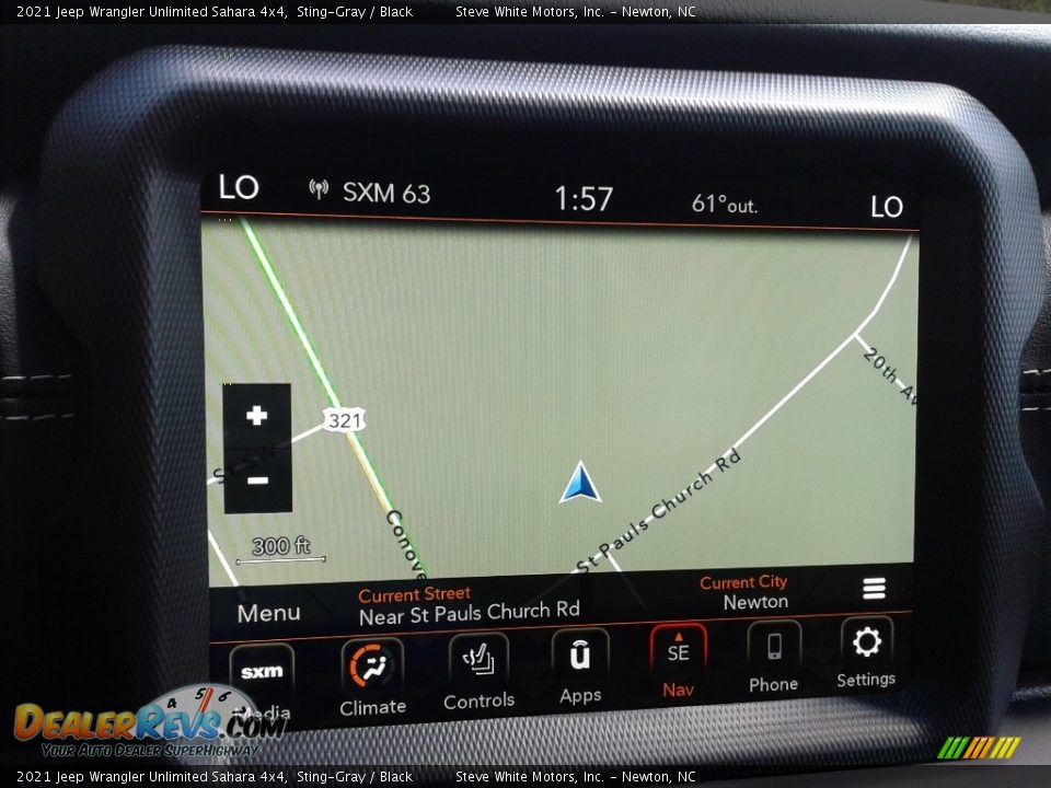 Navigation of 2021 Jeep Wrangler Unlimited Sahara 4x4 Photo #22