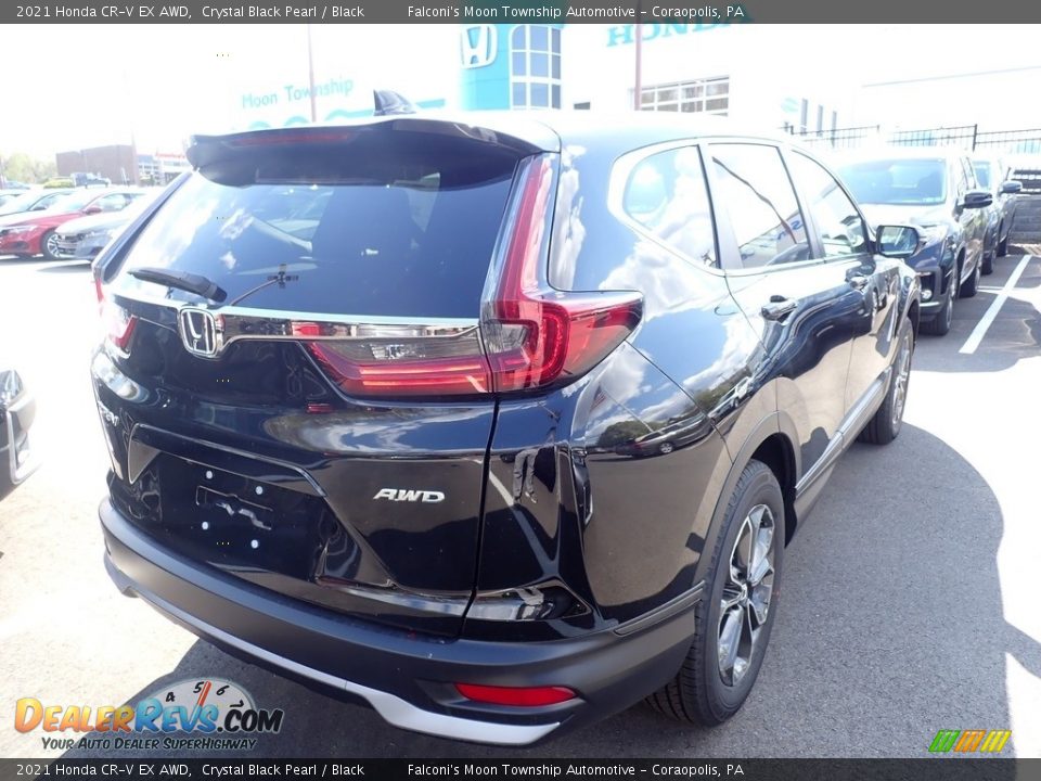 2021 Honda CR-V EX AWD Crystal Black Pearl / Black Photo #5