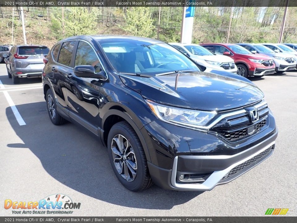 2021 Honda CR-V EX AWD Crystal Black Pearl / Black Photo #6