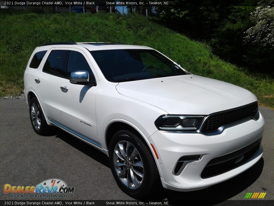 2021 Dodge Durango Citadel AWD Vice White / Black Photo #4