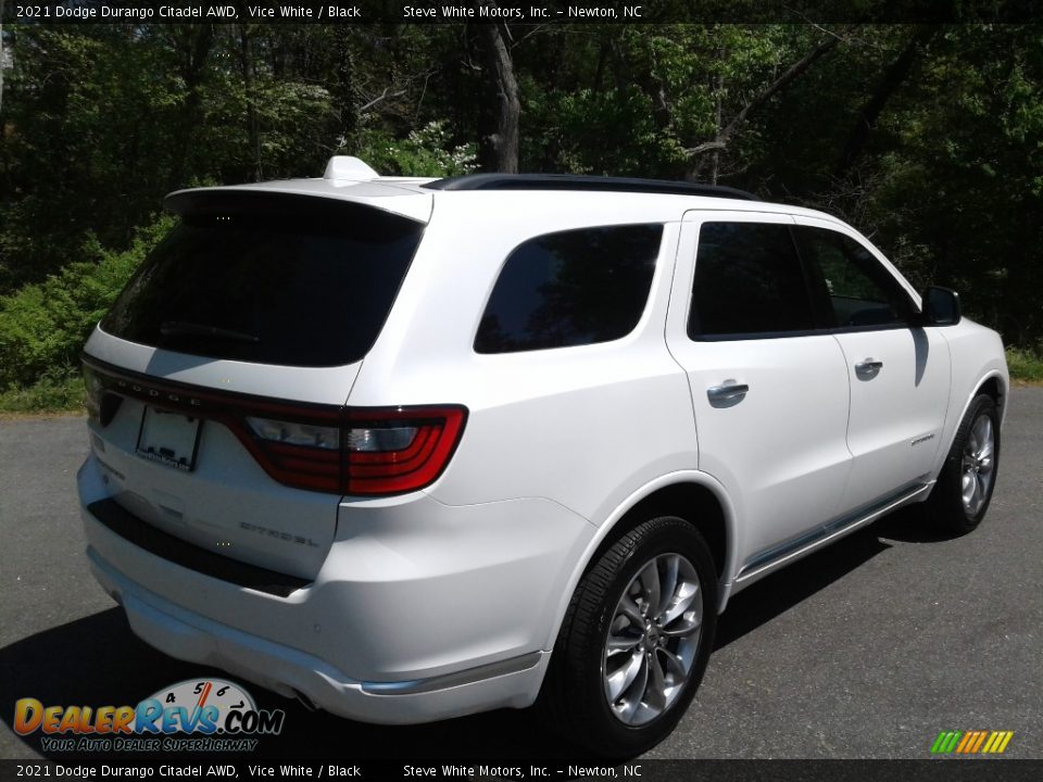 2021 Dodge Durango Citadel AWD Vice White / Black Photo #6