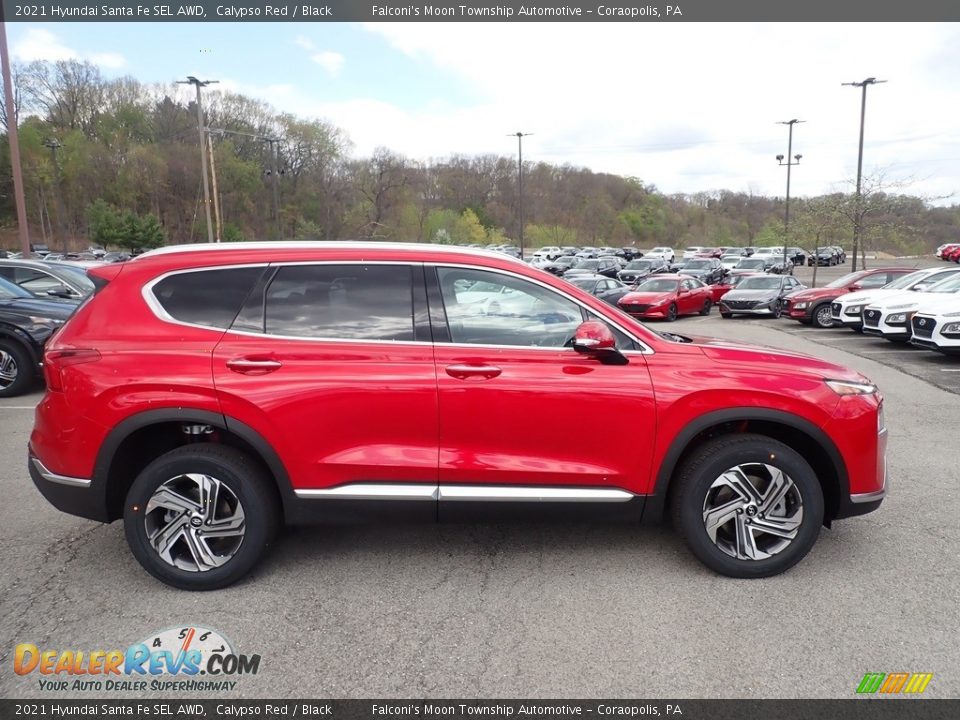 2021 Hyundai Santa Fe SEL AWD Calypso Red / Black Photo #1