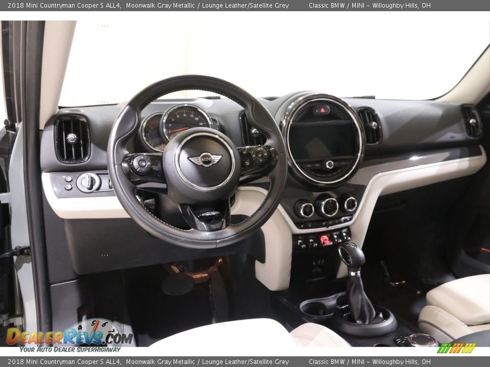 2018 Mini Countryman Cooper S ALL4 Moonwalk Gray Metallic / Lounge Leather/Satellite Grey Photo #6