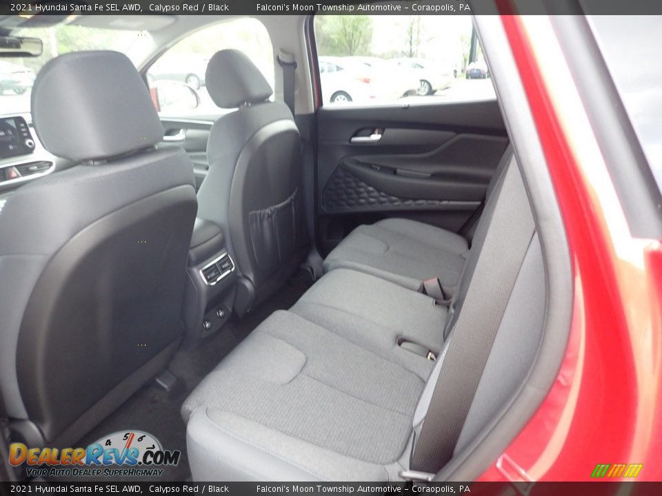 2021 Hyundai Santa Fe SEL AWD Calypso Red / Black Photo #8