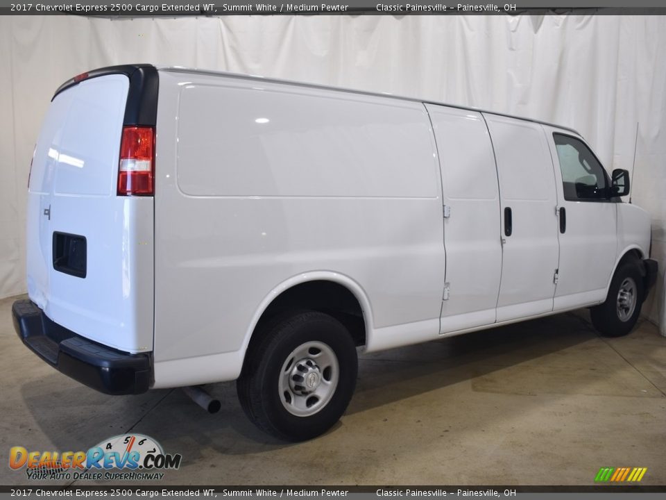 2017 Chevrolet Express 2500 Cargo Extended WT Summit White / Medium Pewter Photo #2