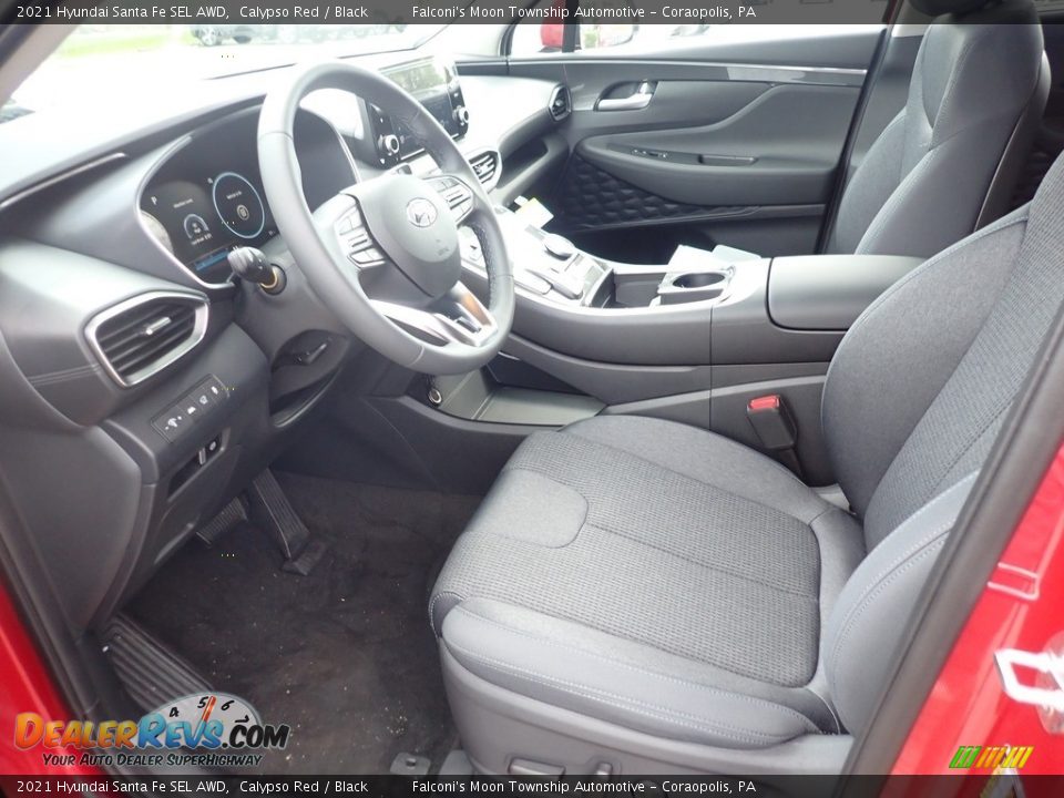 2021 Hyundai Santa Fe SEL AWD Calypso Red / Black Photo #10
