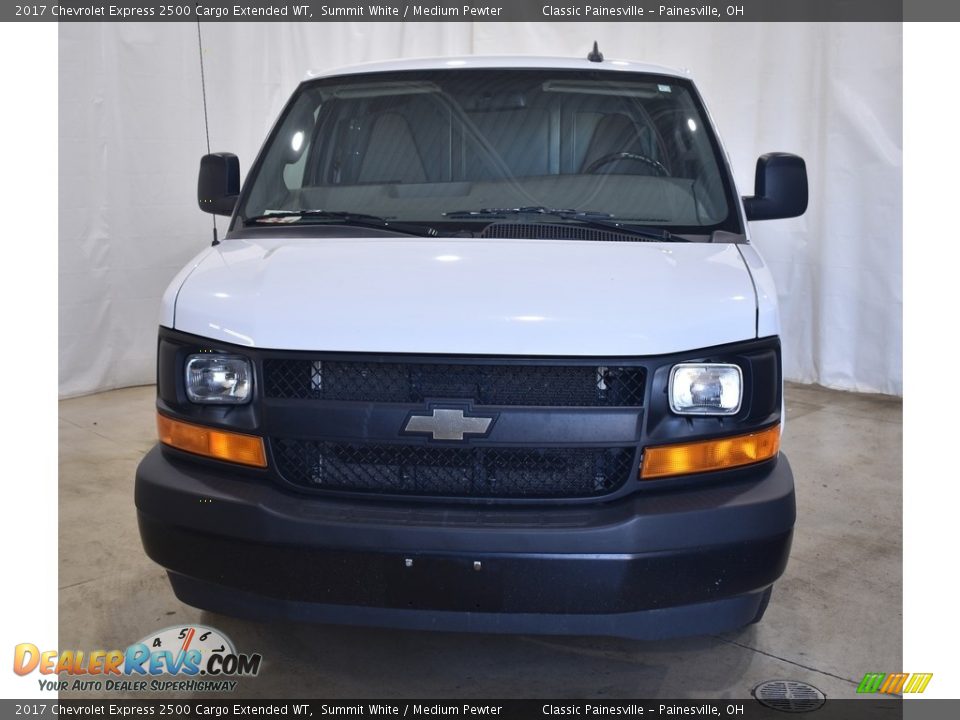 2017 Chevrolet Express 2500 Cargo Extended WT Summit White / Medium Pewter Photo #4