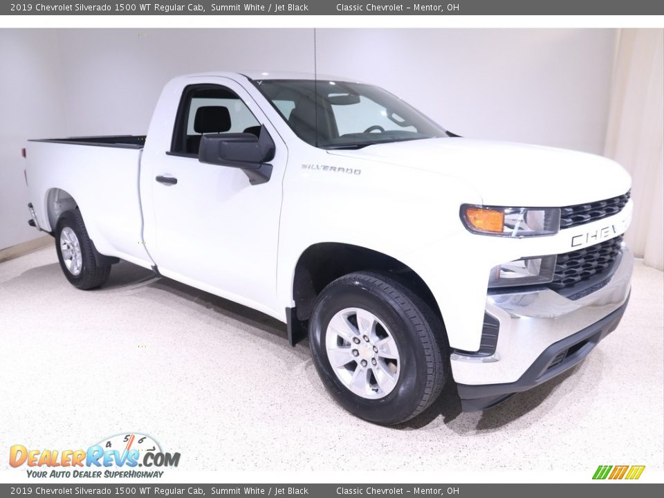 2019 Chevrolet Silverado 1500 WT Regular Cab Summit White / Jet Black Photo #1