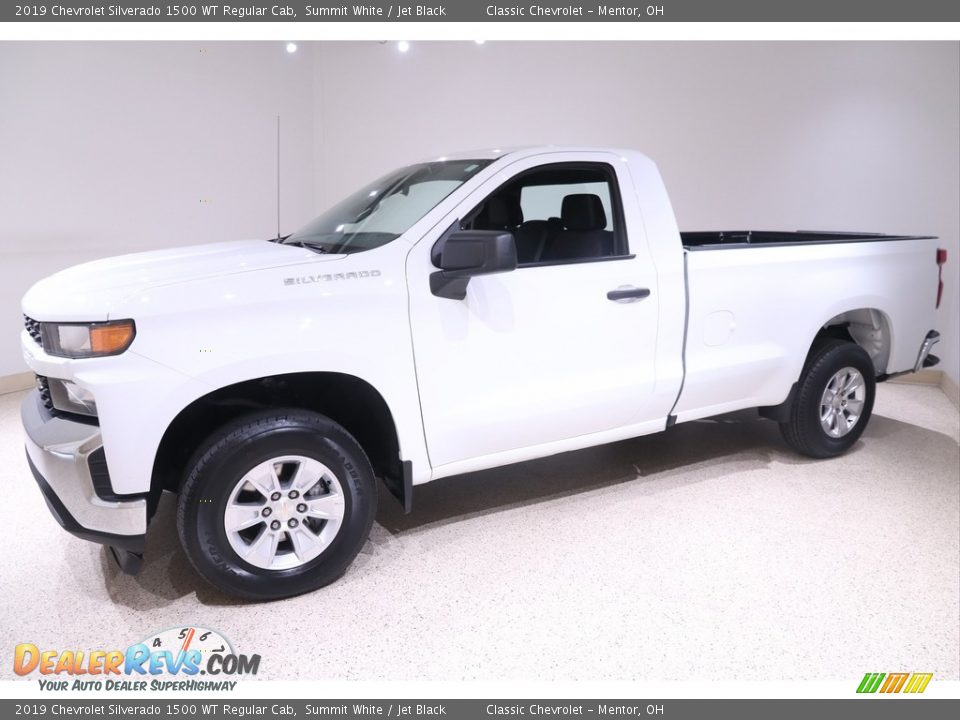 2019 Chevrolet Silverado 1500 WT Regular Cab Summit White / Jet Black Photo #3