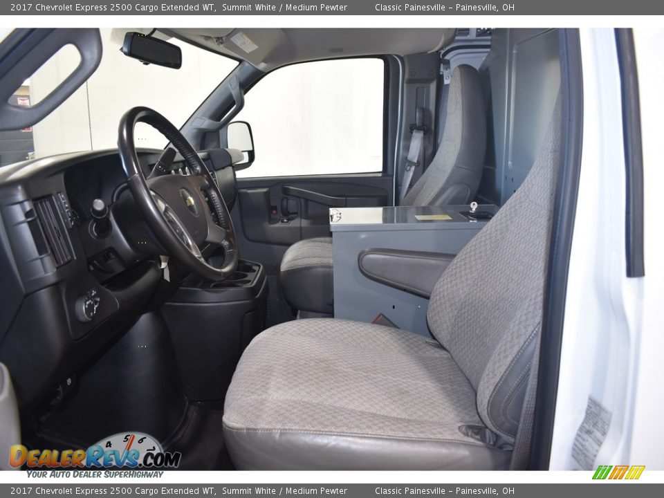 2017 Chevrolet Express 2500 Cargo Extended WT Summit White / Medium Pewter Photo #7