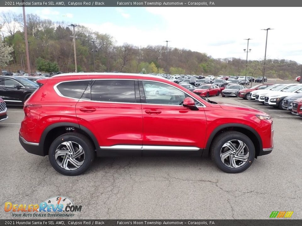 2021 Hyundai Santa Fe SEL AWD Calypso Red / Black Photo #1