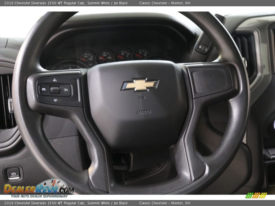 2019 Chevrolet Silverado 1500 WT Regular Cab Summit White / Jet Black Photo #7