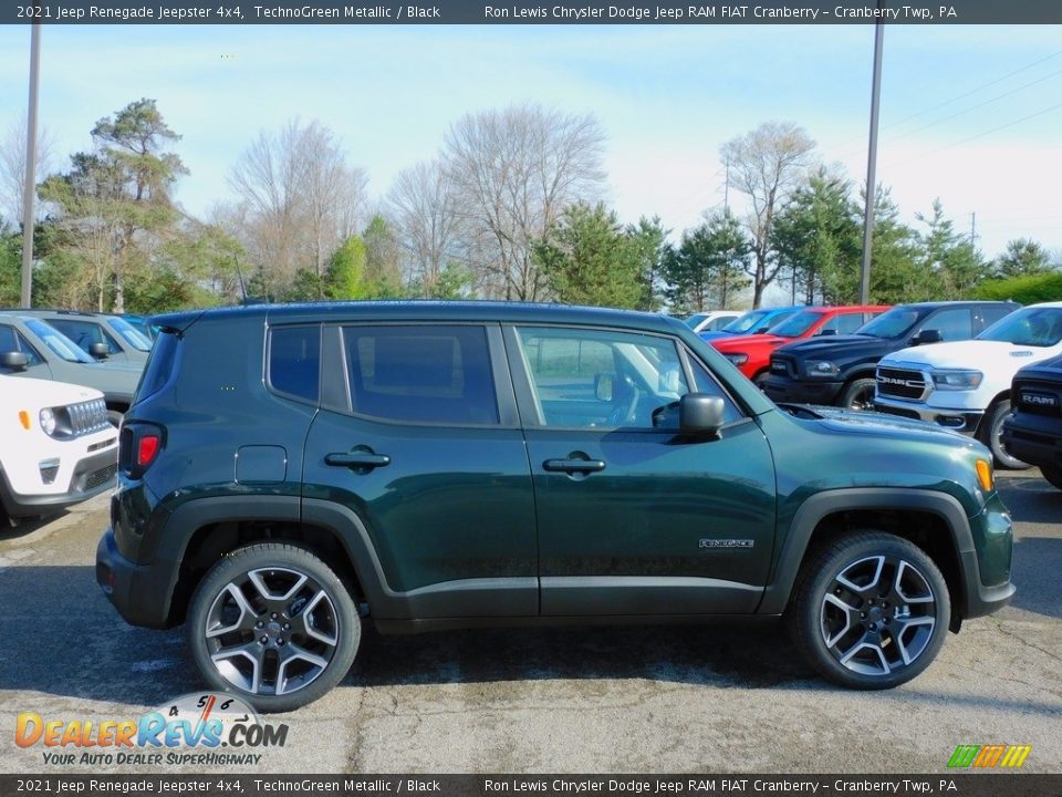 TechnoGreen Metallic 2021 Jeep Renegade Jeepster 4x4 Photo #4