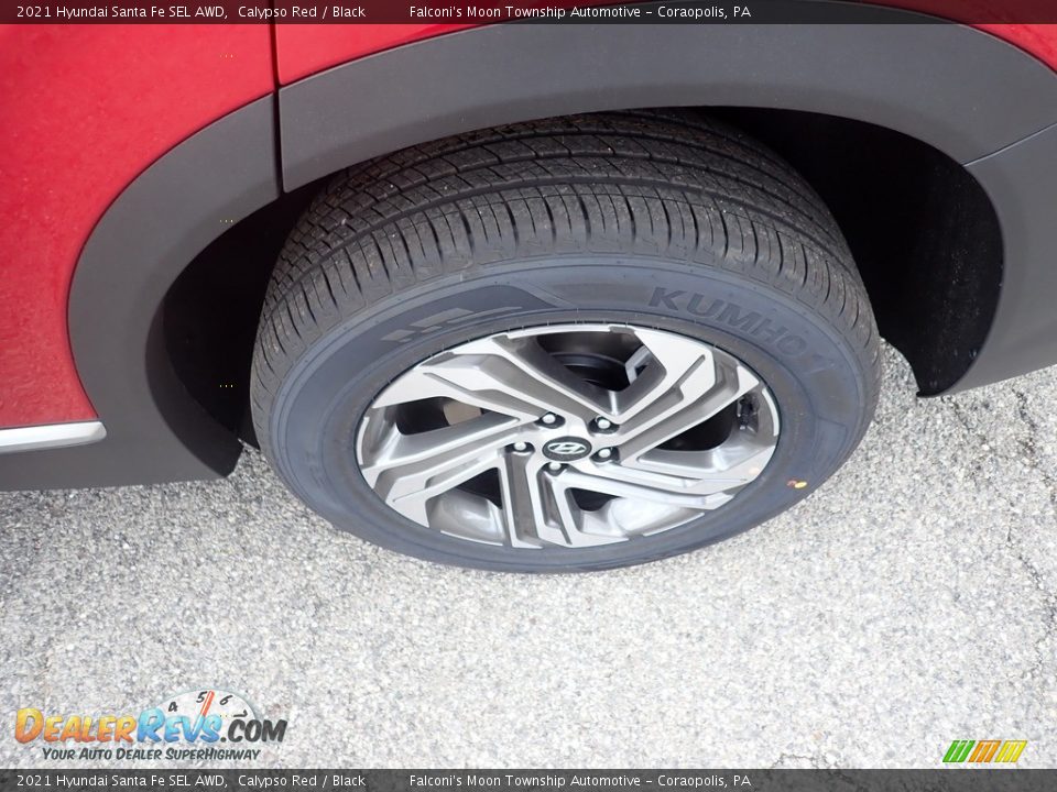 2021 Hyundai Santa Fe SEL AWD Calypso Red / Black Photo #7