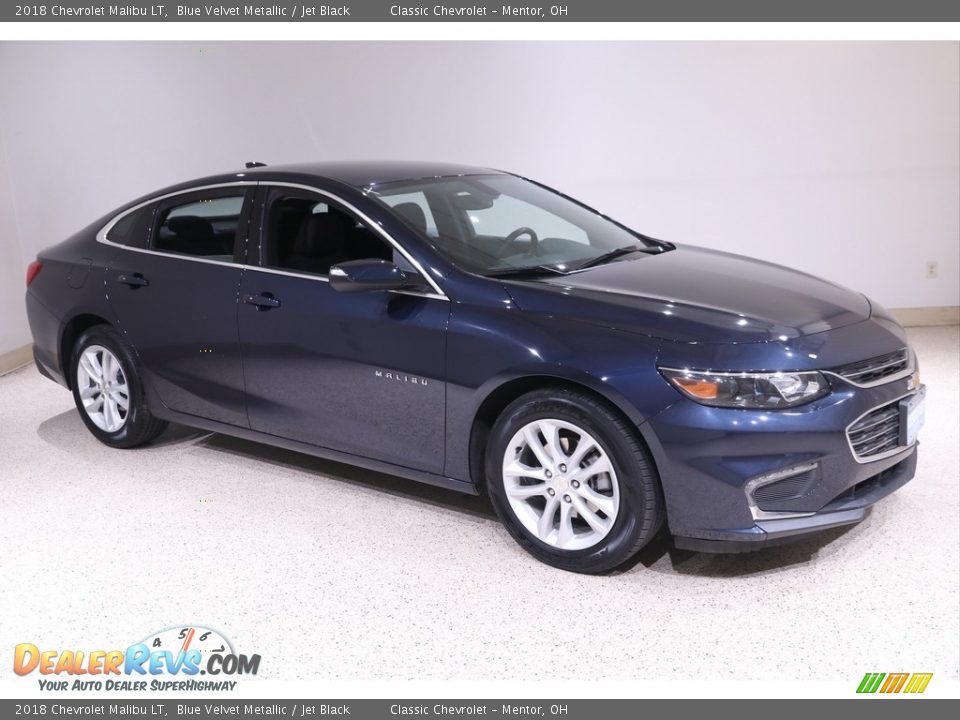 2018 Chevrolet Malibu LT Blue Velvet Metallic / Jet Black Photo #1