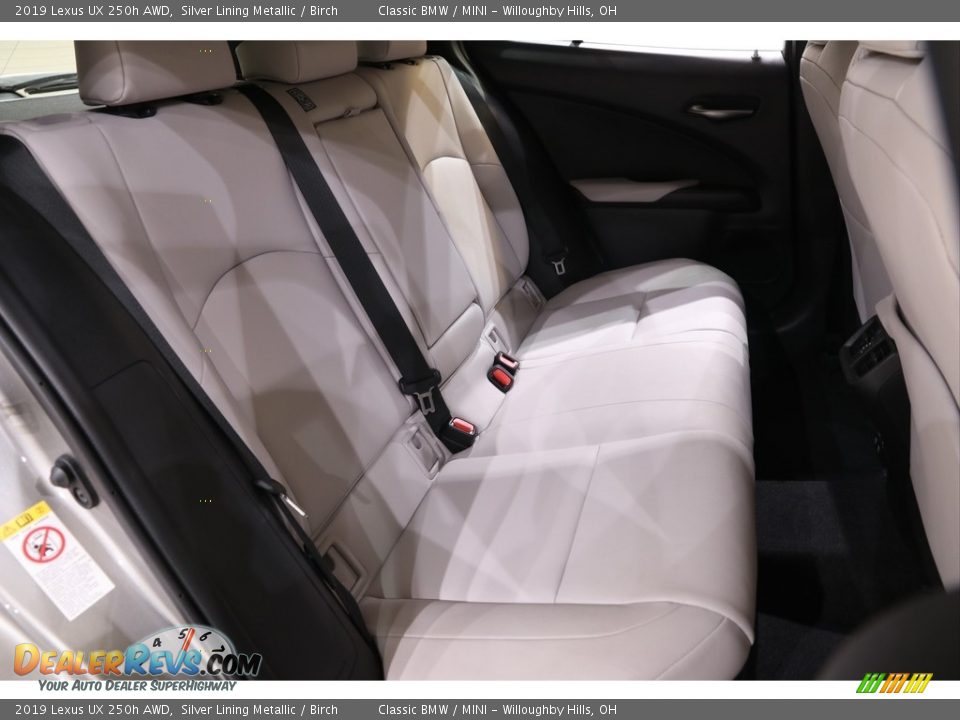 Rear Seat of 2019 Lexus UX 250h AWD Photo #16