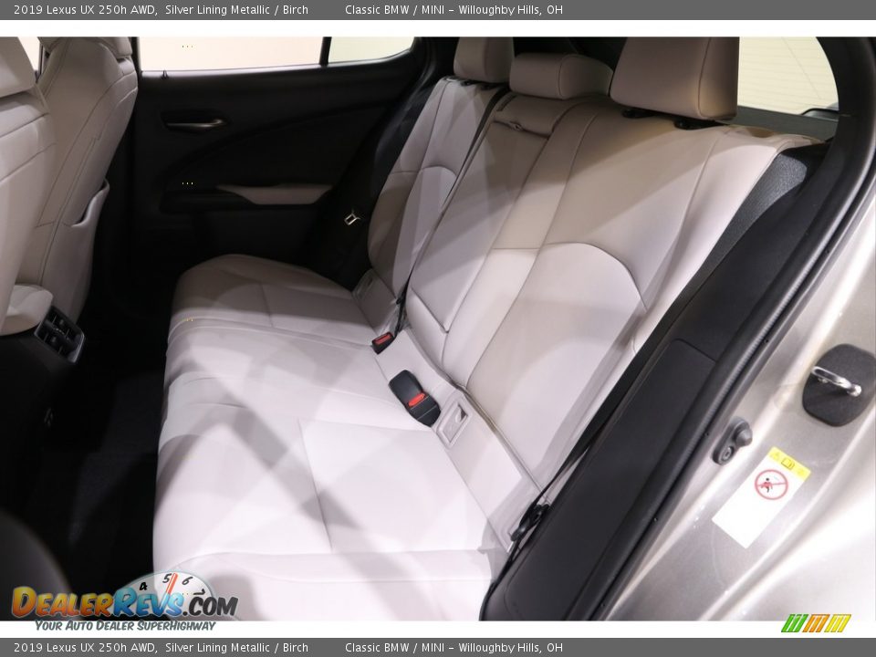 Rear Seat of 2019 Lexus UX 250h AWD Photo #17