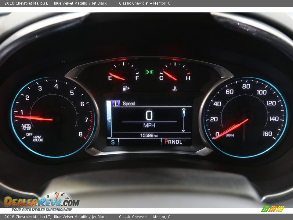 2018 Chevrolet Malibu LT Blue Velvet Metallic / Jet Black Photo #8