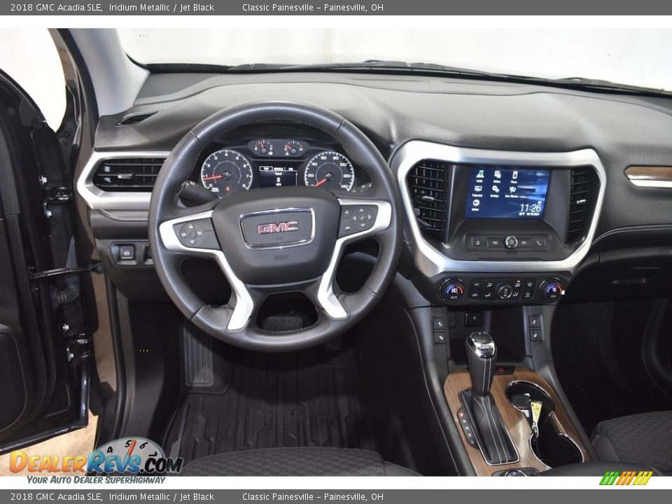 2018 GMC Acadia SLE Iridium Metallic / Jet Black Photo #12