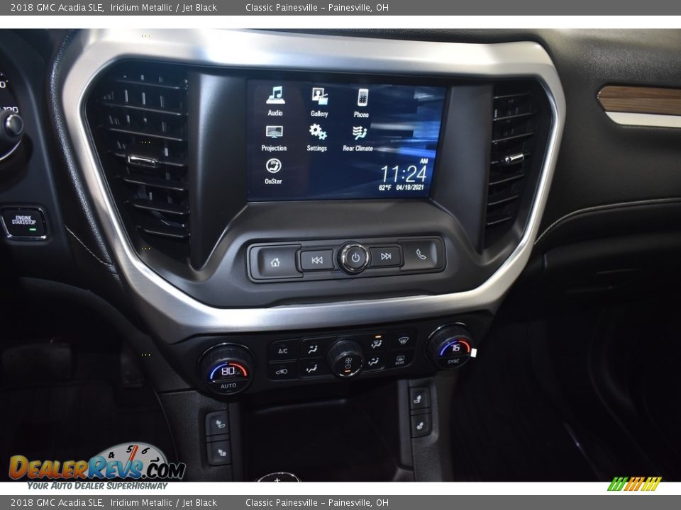 2018 GMC Acadia SLE Iridium Metallic / Jet Black Photo #13