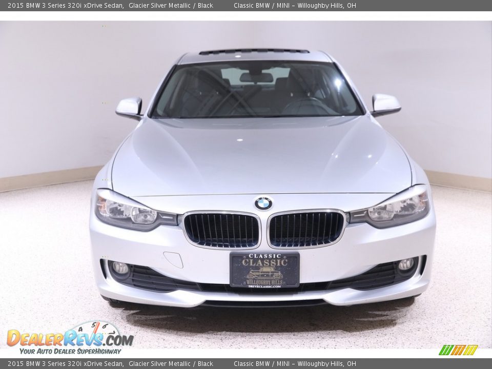 2015 BMW 3 Series 320i xDrive Sedan Glacier Silver Metallic / Black Photo #2