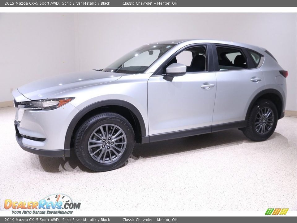 2019 Mazda CX-5 Sport AWD Sonic Silver Metallic / Black Photo #3