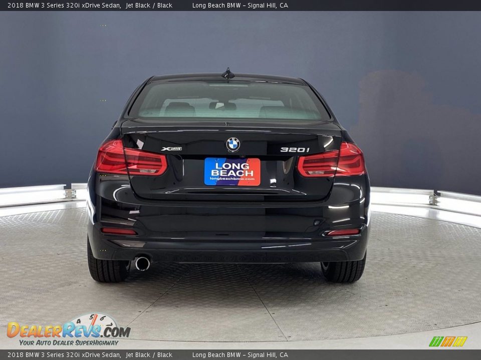 2018 BMW 3 Series 320i xDrive Sedan Jet Black / Black Photo #4