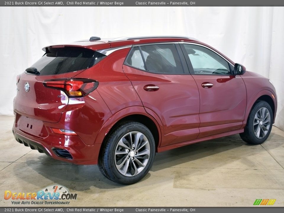 2021 Buick Encore GX Select AWD Chili Red Metallic / Whisper Beige Photo #2