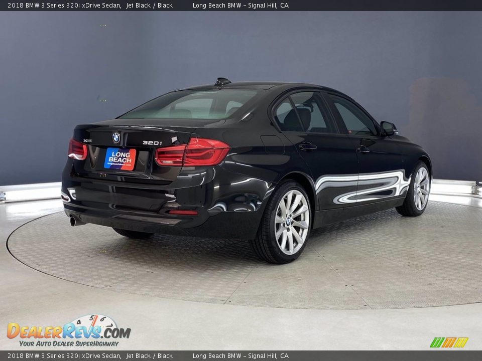 2018 BMW 3 Series 320i xDrive Sedan Jet Black / Black Photo #5