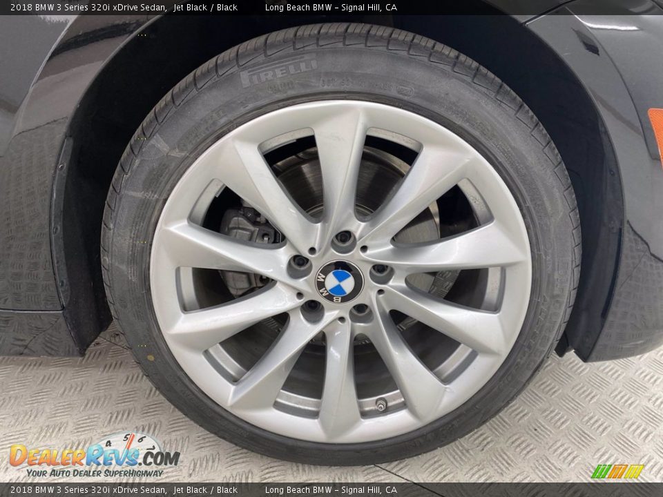 2018 BMW 3 Series 320i xDrive Sedan Jet Black / Black Photo #6